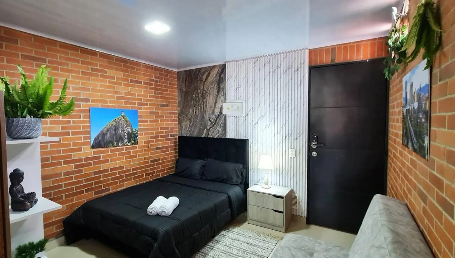 1Br Air Conditioned Studio Buenos Aires Medellín Lejlighed