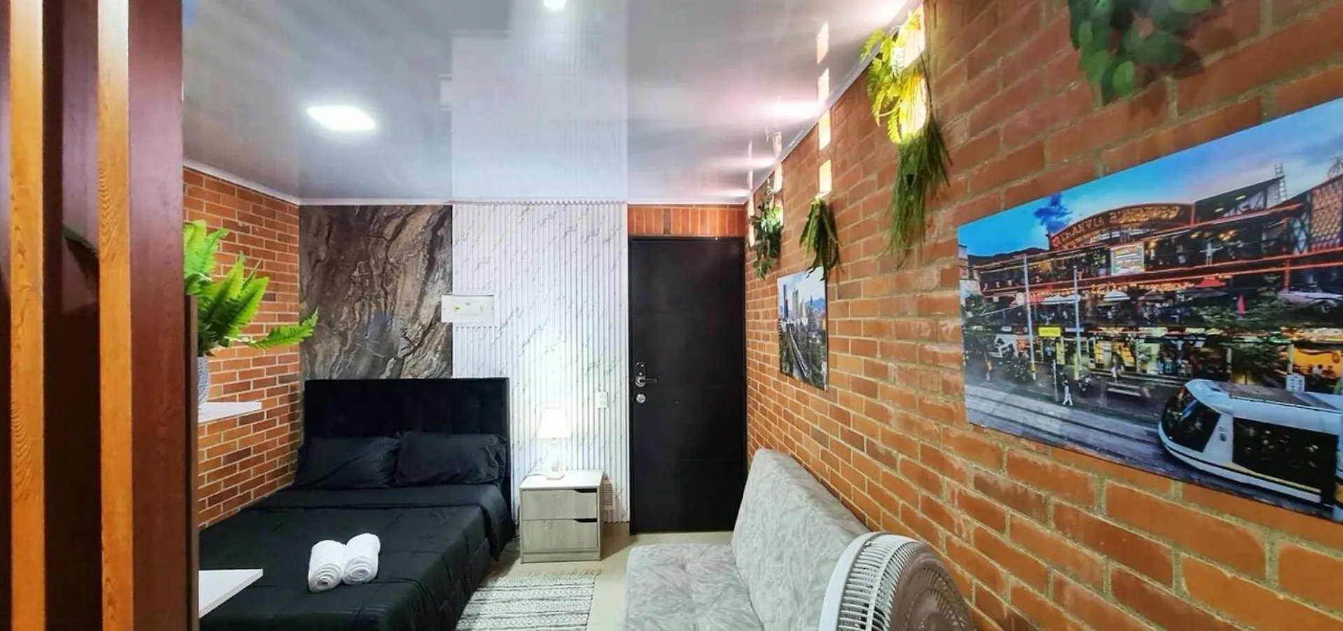 1Br Air Conditioned Studio Buenos Aires Medellín Lejlighed